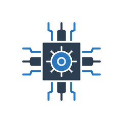 Processor Chip Icon
