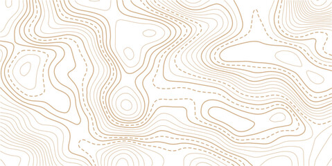 Abstract Topographic Pattern contour line map. Luxury gold abstract line art on transparent background image. Topography background. Vector banner. Topographic map ,abstract height lines .