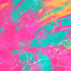 abstract, background, neon, paint, texture, vibrant, bright, pink, teal, yellow, brush, stroke, artistic, color, bold, expressive, dynamic, splash, vivid, modern, grunge, energetic, creative, contempo