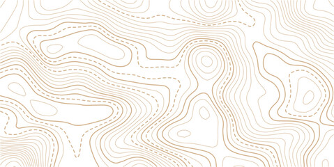 Topographic map background. Geographic line map with elevation assignments.Topographic map ,abstract height lines on white background ,vector.