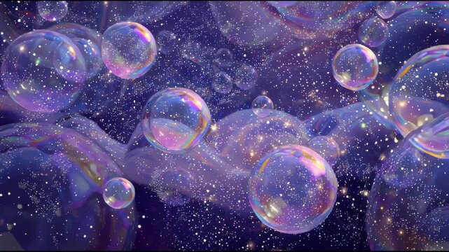 purple bubbles wallpaper