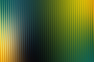 Fototapeta premium Abstract background with vertical lines and gradient of green and yellow
