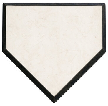 Rubber Home Plate Base Distinctive Pentagon Shape Sports