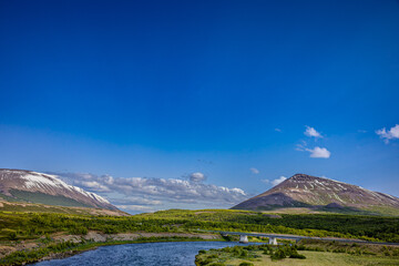 Sch&ouml;ne Natur Berglandschaft in Island