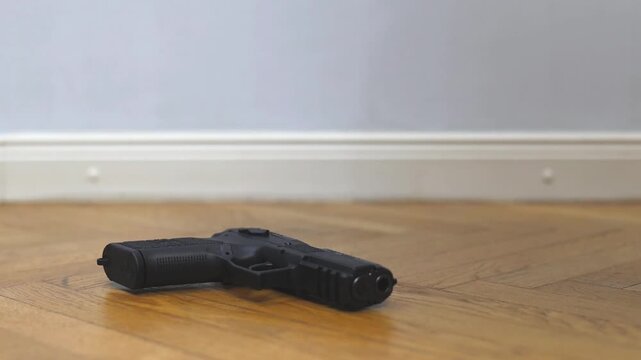 CSI technician working indoor on evidences collecting and identification