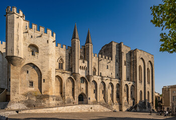 The Palace of the Popes (Palais des Pape) in Avignon, Provence, France