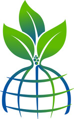 Global Sustainability Growth logo with isolated background
