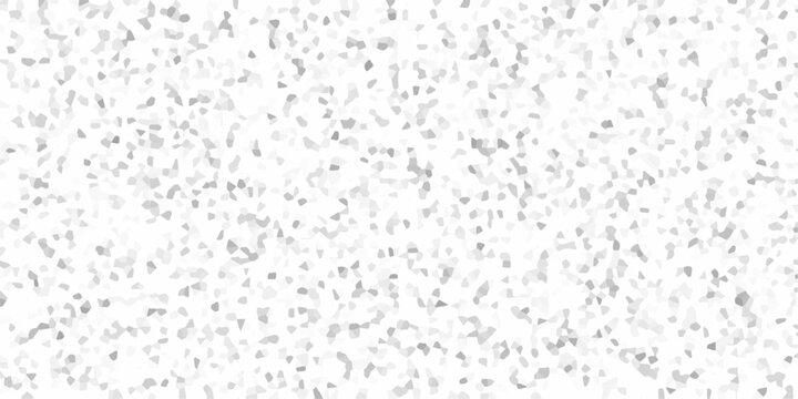 Quartz surface white for bathroom or kitchen countertop. Rock stone marble backdrop textured illustration. Abstract background featuring a mosaic pattern of gray tones with various shading. 