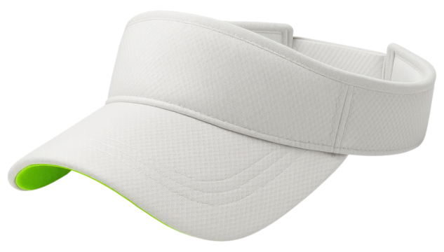 Sports Visor with Moisture Wicking Fabric