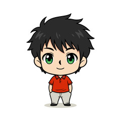 anime cartoon boy