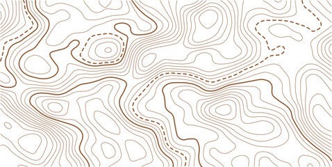 Abstract Topographic Pattern contour line map. Luxury gold abstract line art on transparent background image.Topography background. Vector banner. Topo.