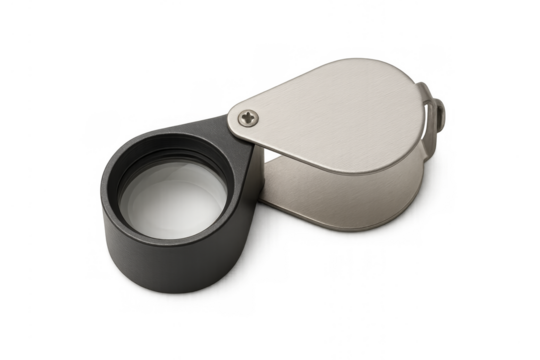 Jeweler's loupe tool for inspecting gems and details