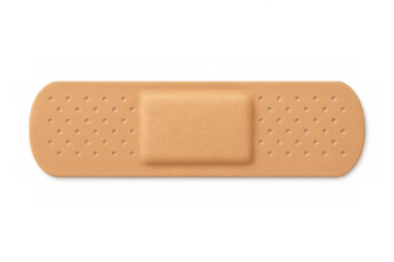 Adhesive bandage protecting wound, providing first aid treatment