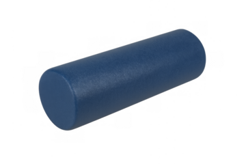 Blue wooden cylinder toy geometric shape