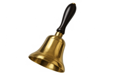 Hand bell brass school service ringing sound notification