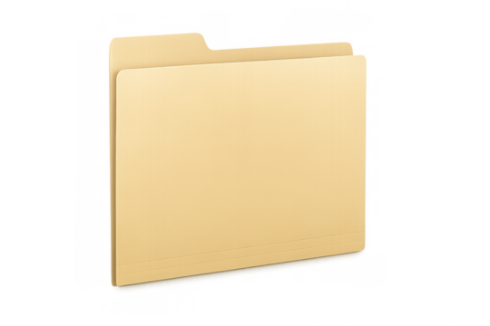 Manila folder organizing documents and files transparent