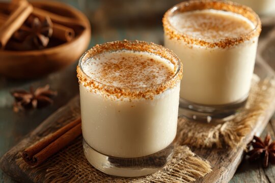 Festive Puerto Rican Coquito: A Creamy Christmas Beverage with Cinnamon and Anise