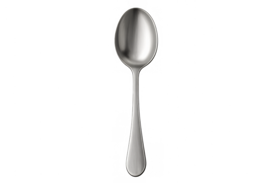 Metal spoon tableware creating culinary and kitchen concepts
