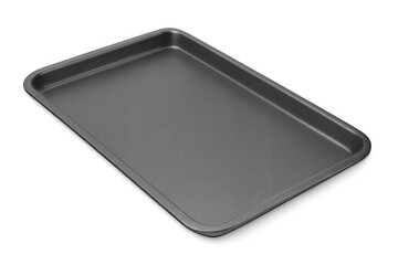 Empty nonstick baking tray for cooking and baking