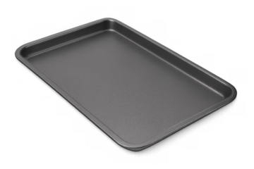 Empty nonstick baking tray for cooking and baking
