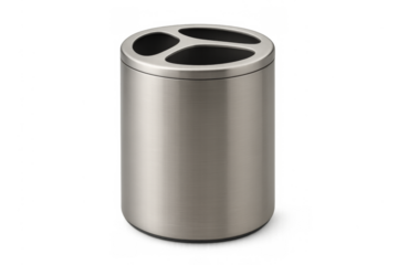 Stainless steel toothbrush holder organizing bathroom hygiene accessories