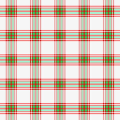 Red and green Tartan check pattern for Christmas design