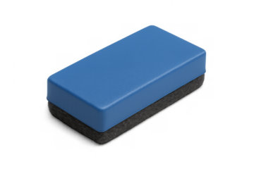 Blue whiteboard eraser cleaning school office equipment