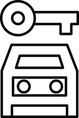 Car key icon