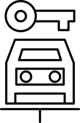 Car key icon