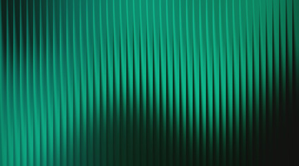Vertical Ribbed Frosted Glass Texture with Teal and Dark Green Gradient abstract background ©  firozab