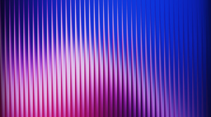 Vibrant Abstract Vertical Ribbed Surface in Shades of Blue and Pink background texture