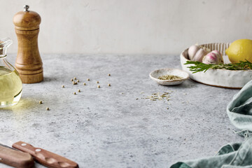 empty kitchen table background