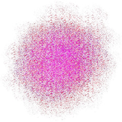 Bright Magenta and Red Digital Particle Burst Texture