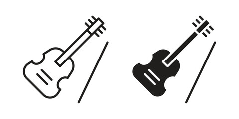 Cello icon, vector graphics collection. logotype graphic art design © Gopal