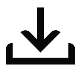 download, icon, symbol, arrow, down, upload, save, data, storage, file, internet, web, graphic, design, simple, clean, vector, isolated, white background, digital, transfer, information, network, comp