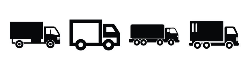 Delivery trucks shipping transport logistics vehicle freight service commercial transportations trucks