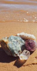 Minerals on the beach