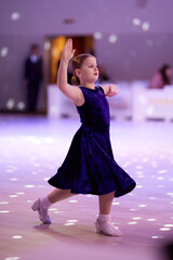 Children compete in ballroom dance competition