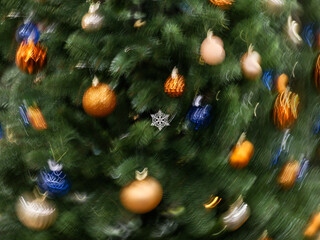 Abstract blurred Christmas background