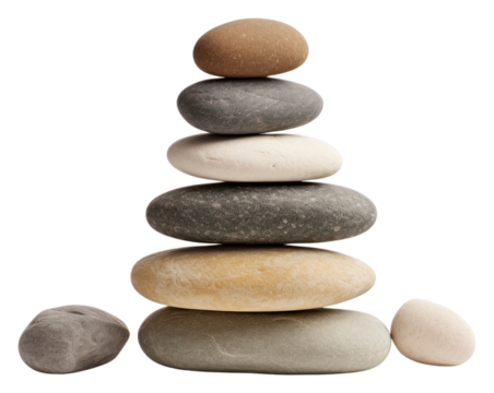 PNG Balance pebble stone pill.