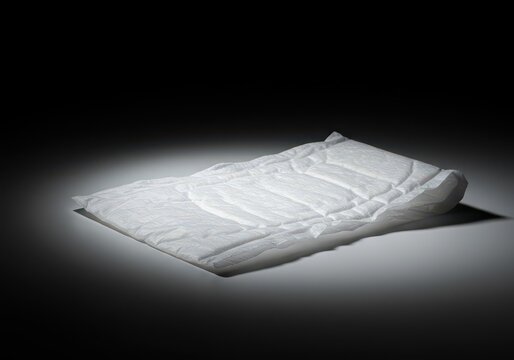 A white disposable underpad designed for maximum absorption and surface protection during caregiving routines and changing activities, quilted, plastic, healthcare