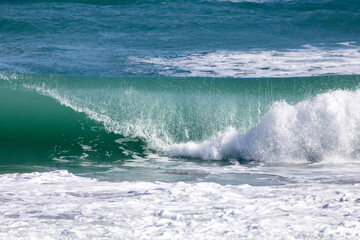 Breaking Ocean Wave along the Boca Raton Coast, Florida