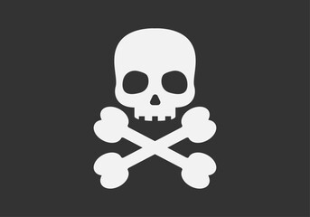 Símbolo de calavera y tibias cruzadas, Pirata.