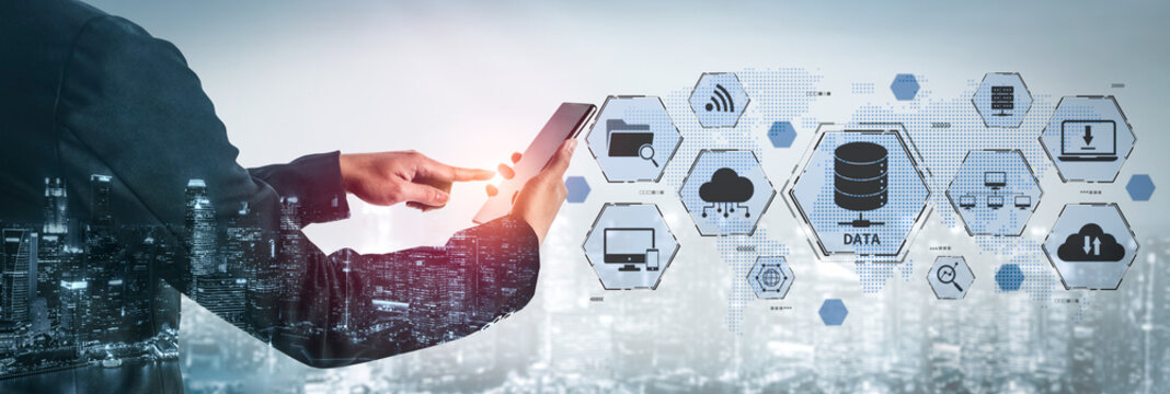 Cloud computing, cloud strategy, and cloud technology transforming digital infrastructure with scalable services, secure data storage, and cloud-based digital business solutions. Spline