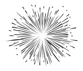 Obraz premium PNG Sparkle black white style.