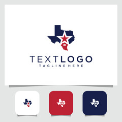 the Texas state silhouette with a central star and small house icon, designed in a clean, modern style. Ideal for real estate, property management, home services, or Texas-based businesses.
