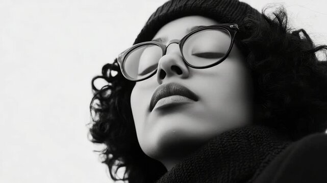 Contemplative Urban Woman