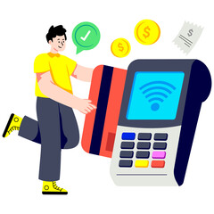 A premium download illustration of point of sale
