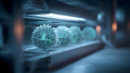 Intricate Microscopic Entities Illuminated in a Controlled Laboratory Setting