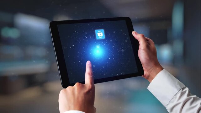 Multimedia technology with video, audio, photo and streaming icons representing digital media, communication and online platforms in a modern multimedia world. Gist